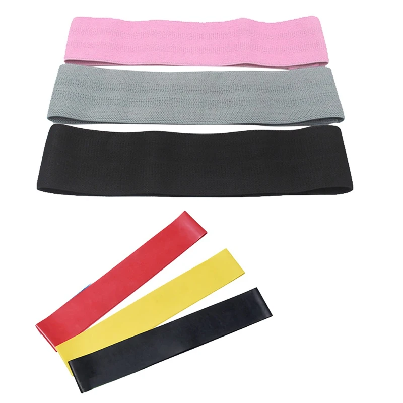 

1Set Resistance Band Fitness Bands Elastic Bands Yoga Pilates Squats Elastic Band Different Non-Slip Band