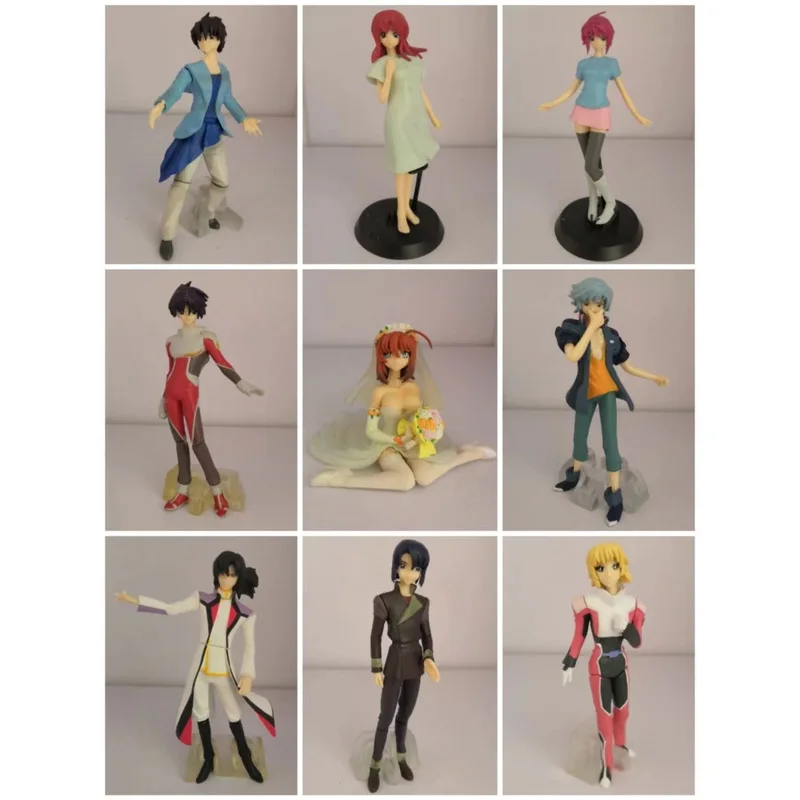 

GUNDAM Figure SEED Lacus Clyne Lunamaria Kira Yamato Gashapon Ornaments Accessories Children Present