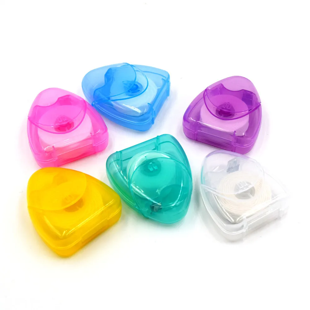 

Портативный зубной Флоссер 50 м, гигиена полости рта, необходимая зубная нить, зубная нить с магнитной Гигиена зубов, полезные инструменты для чистки зубов