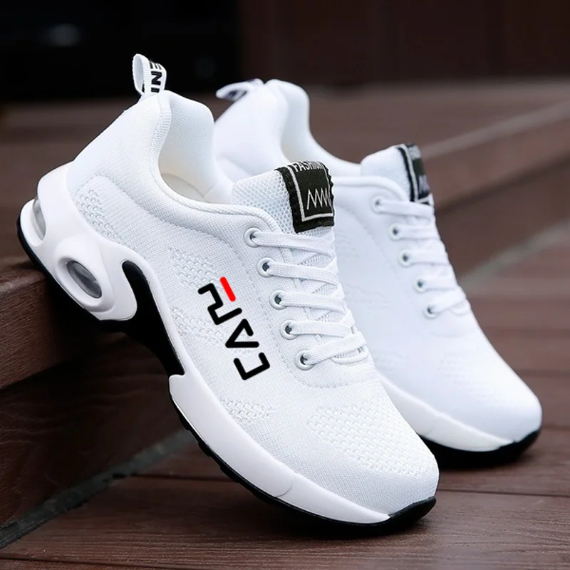 New Running Shoes Ladies Breathable Sneakers Summer Light Mesh Air Cushion Women's Sports Shoes Outdoor Lace Up Training Shoes