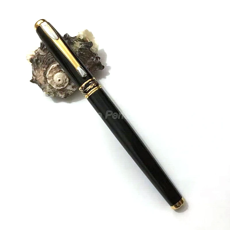 

Crocodile Black & Gold Metal M Nib 0.5mm Fountain Pen CF022