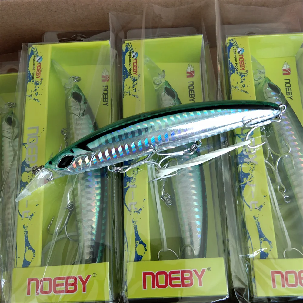 

Noeby 5pcs 11cm 19g Fishing Lures Floating 0-1 Minnow Crank Wobbler Fishing Tackle Hooks Hard Bait Fishing Accessory