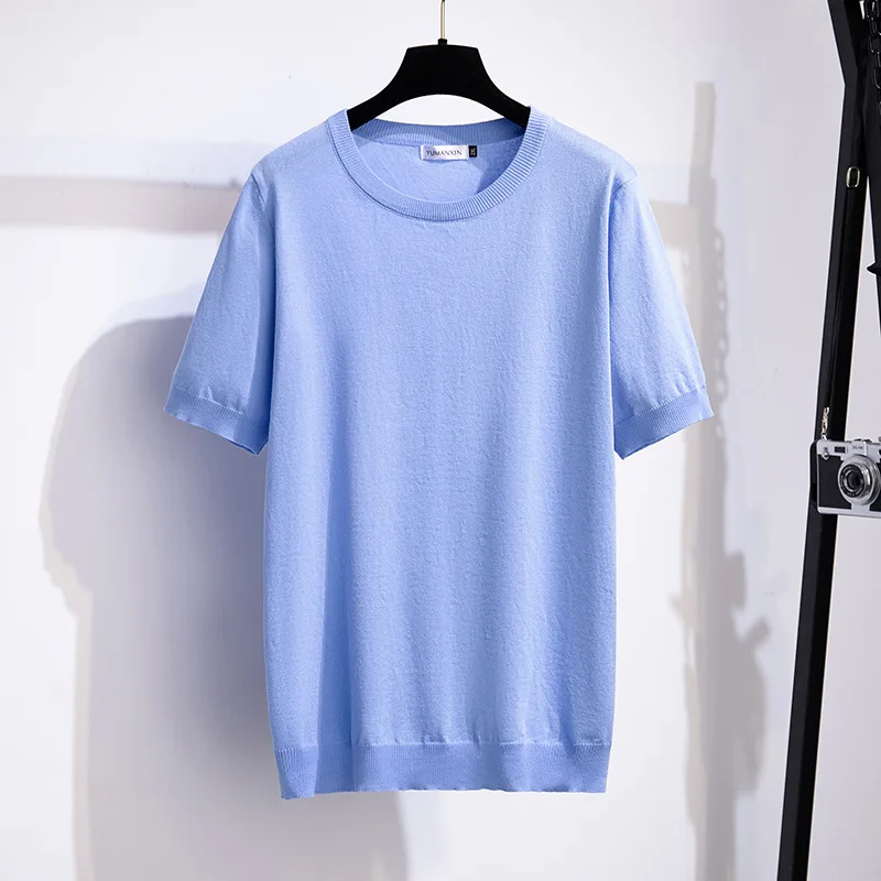 Женский трикотажный топ из вискозы размеры 2XL 3XL 4XL 5XL 6XL 7XL 6 цветов