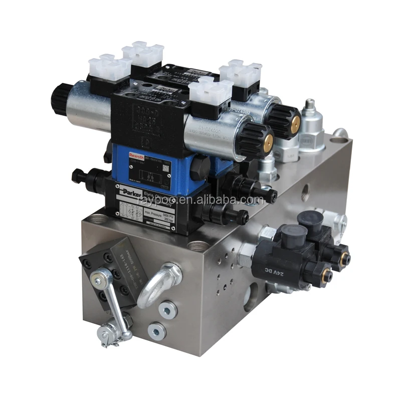 

hydraulic manifold block in hydraulic part