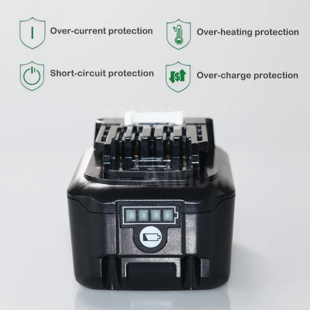 Литиевая аккумуляторная батарея для Makita BL1040/BL1040B/BL1041B/BL1015/BL1016/BL1021/MT01Z/PH04Z 12 В 6000 мАч