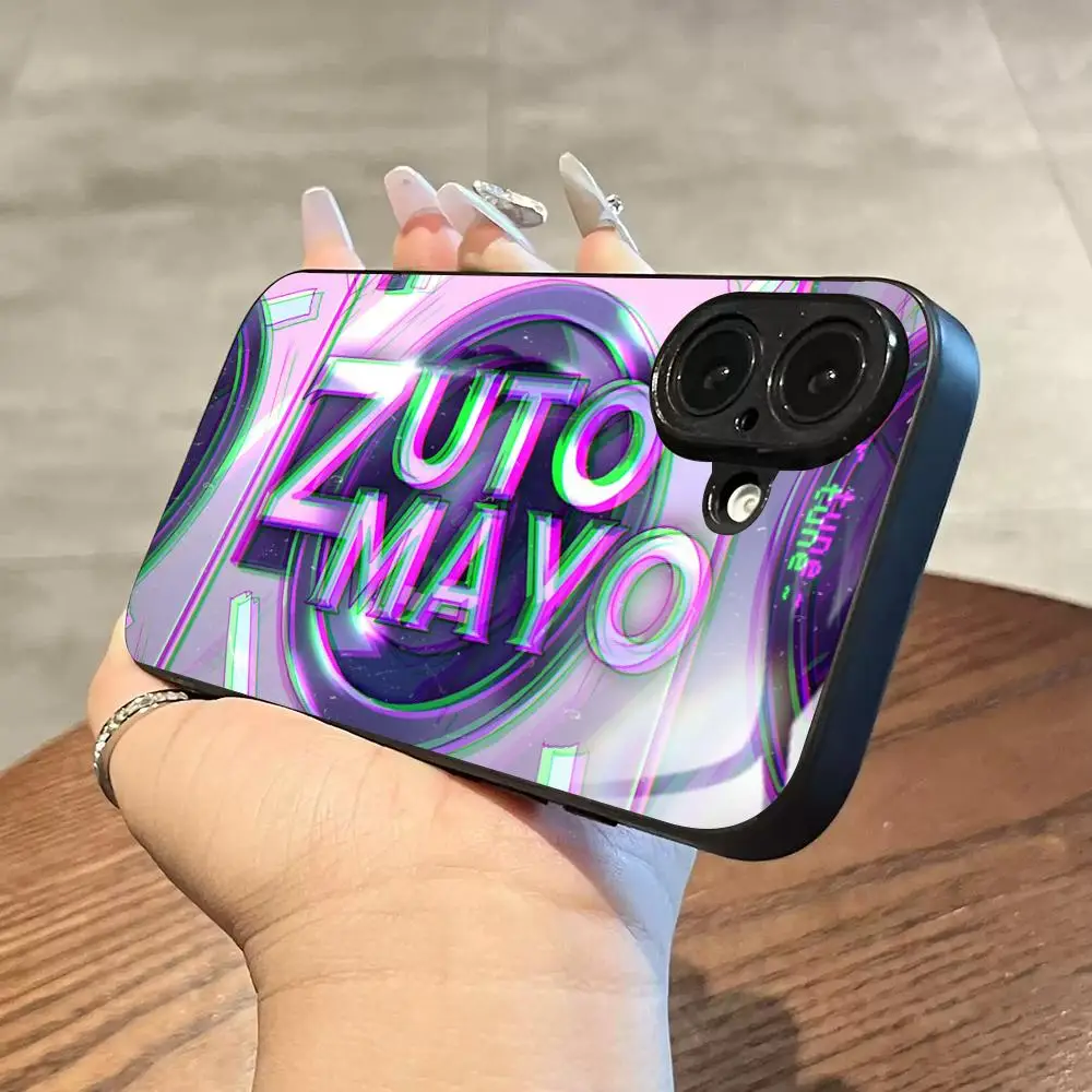 Фото Чехол для iPhone 17 Air, 16, 15, 14, 13, 12, 11 Plus, Mini, Pro, Max с рисунком японской певицы Зутомайо, стеклянный, магнитный №5