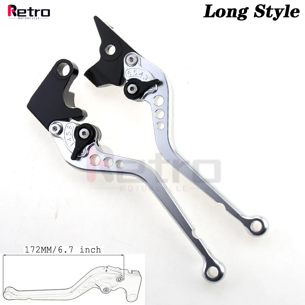 

Для KAWASAKI VN900 Vulcan 2006-2017 мотоциклетные Регулируемые рычаги с длинными/короткими тормозными рычагами сцепления