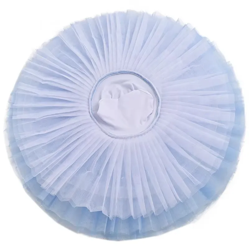 Профессиональная балетная пачка блинная детская Белое лебединое озеро детские