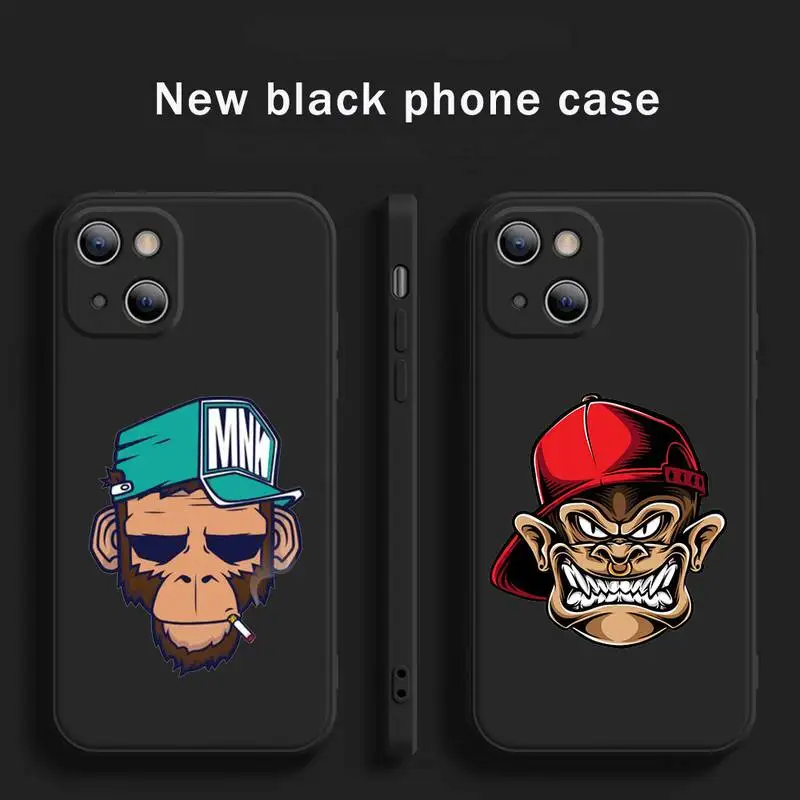 

Animal art panda gorilla bear Phone Case for iPhone 13 12 11 mini pro XS MAX 8 7 6 6S Plus X SE 2020 XR