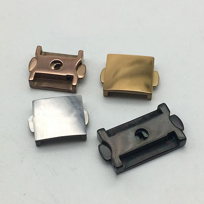 

Tungsten Steel Buckle For Men and Women's Tungsten Steel Watch Strap Buckle Watch Accessories Double Snap Buckle Curved Surface