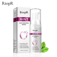 rtopr mint teeth whitening mousse cleaning serum plaque stains remover teeth bleachment dental whitener oral hygiene care teeth