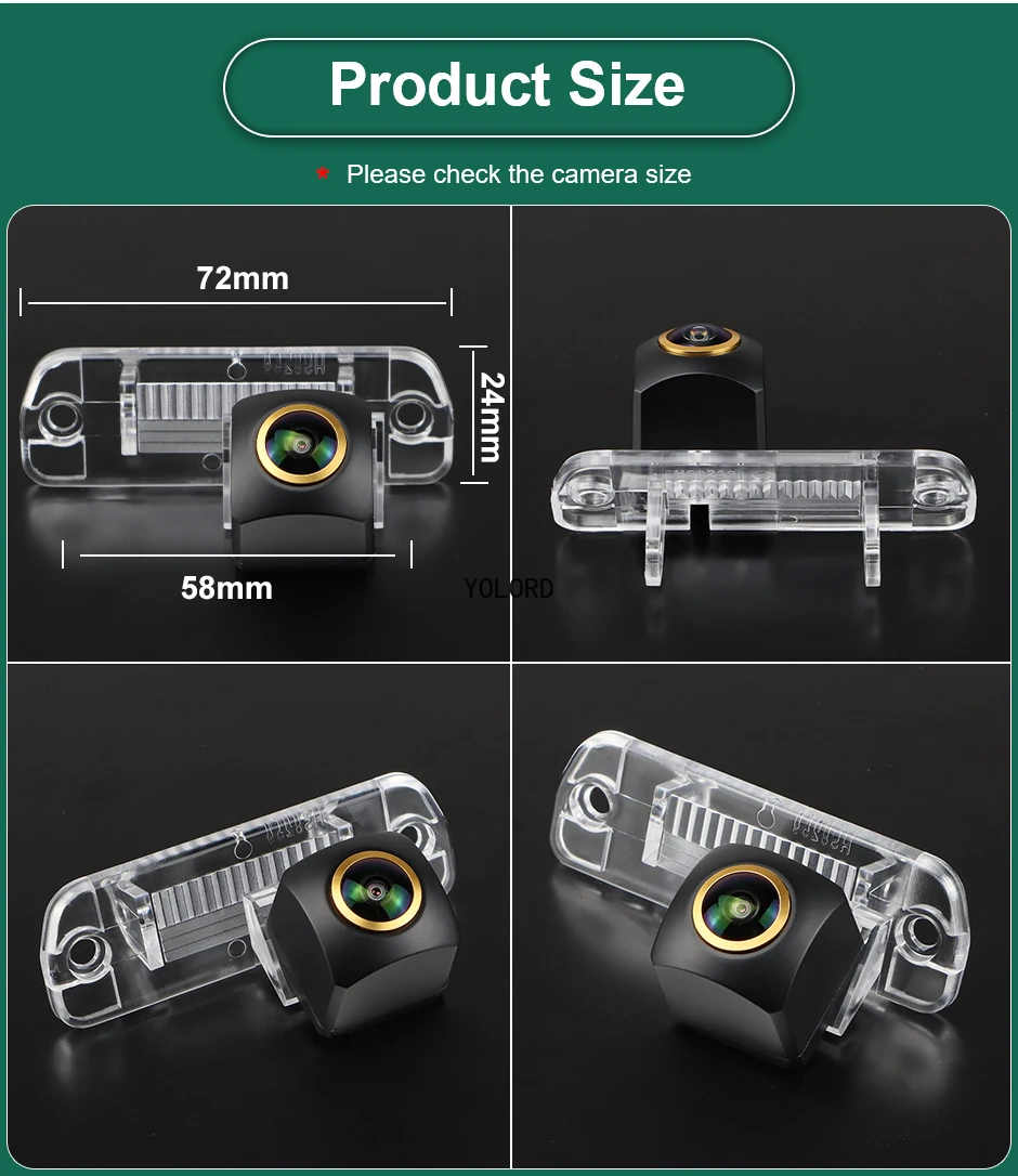 170 ° Автомобильная камера заднего вида AHD 1080P для Mercedes Benz R Class W251 X164 W164 SLK R171 2005-2013