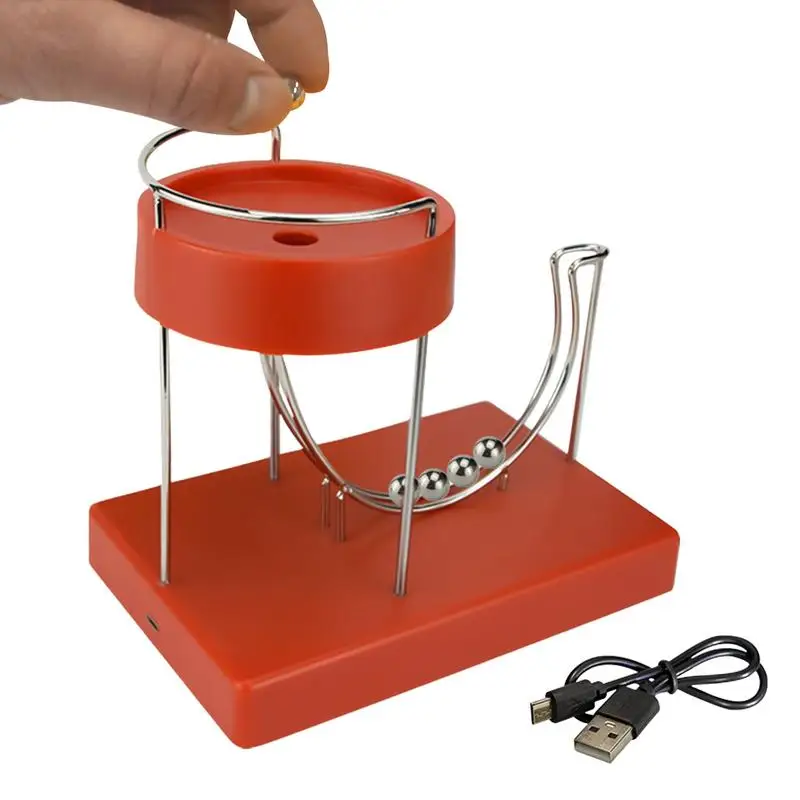 

Машина для вечного мрамора, кинетическое искусство, устройство для вечного движения, настольное научное физическое устройство для мрамора