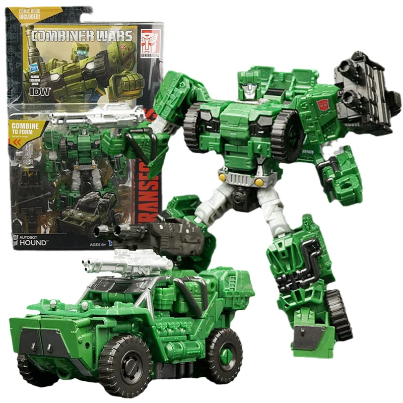 

Hasbro Genuine Transformers Toys Combiner Wars Hound Anime Action Figure Deformation Robot Toys For Boys Children Christmas Gift