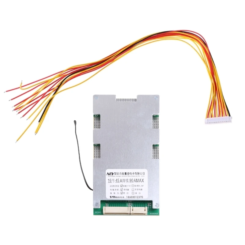 

Battery Board with Balancing Battery Pack for Protective Board BMS- Module 16S 60V 45A for Electric Scoot