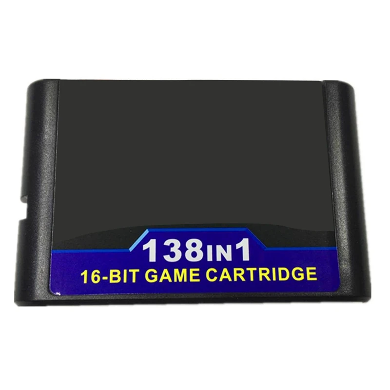 

Популярная Коллекция игр 138 в 1 для SEGA GENESIS Megadrive, 16-битный игровой Картридж для PAL и NTSC игровых консолей, версия