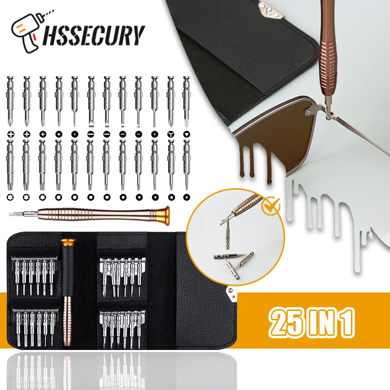 

Набор отверток Torx 25 в 1, многофункциональный инструмент для вскрытия и ремонта, Прецизионная отвертка для телефонов, планшетов, ручной инстр...