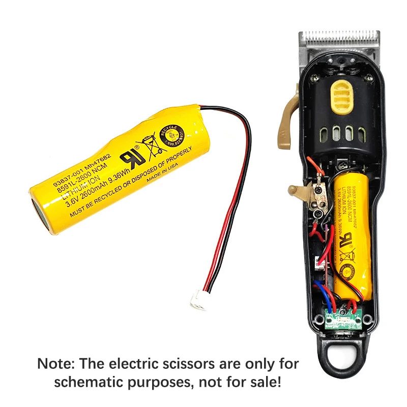 

1 шт., электрическая машинка для стрижки волос, 2600 мАч