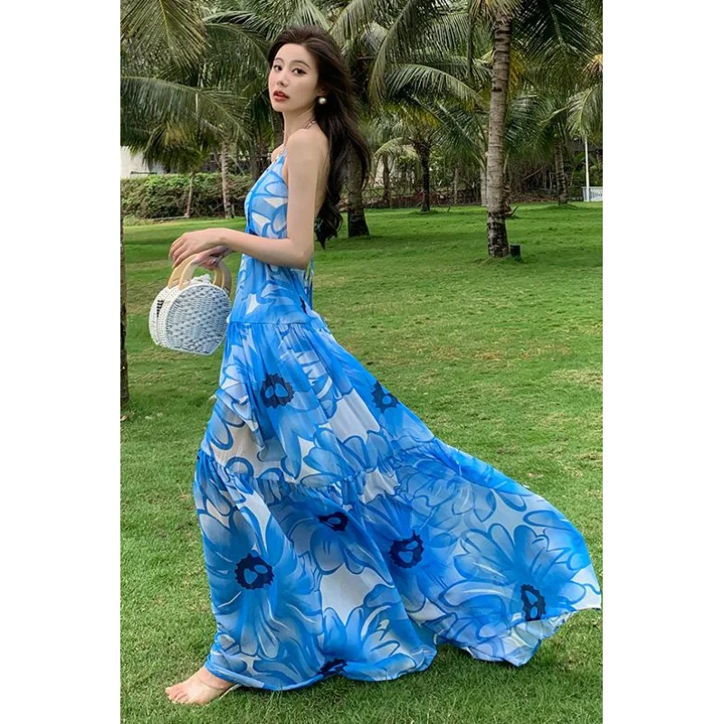 Женское пляжное платье Simi из полиэстера и хлопка