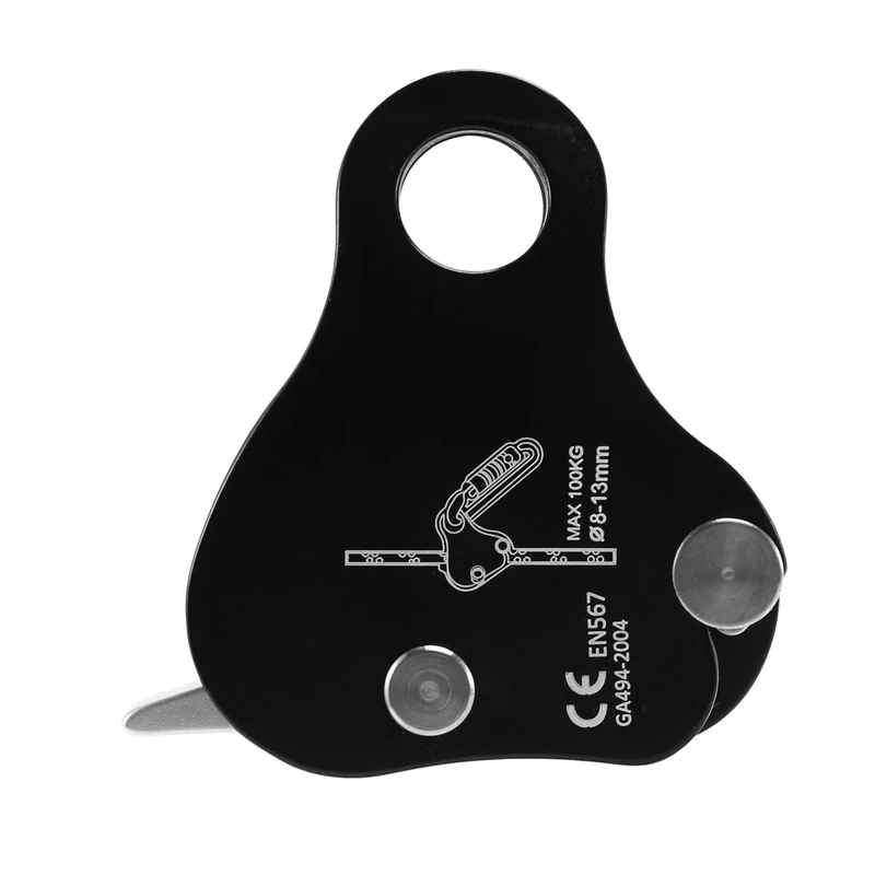 

2X Rope Ascender,Rock Climbing Tree Arborist Rope Grab Self-Locking Rope Grip For Outdoor Climbing And Rescue 8-13MM