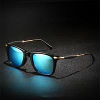 handcrafted classic retro round sun glasses polarized mirror sunglasses custom made myopia minus prescription lens 1 to 6