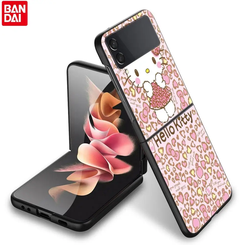 Милый чехол Hello Kitty для Samsung Galaxy z flip Z Flip3 пластиковый Flip 3 |