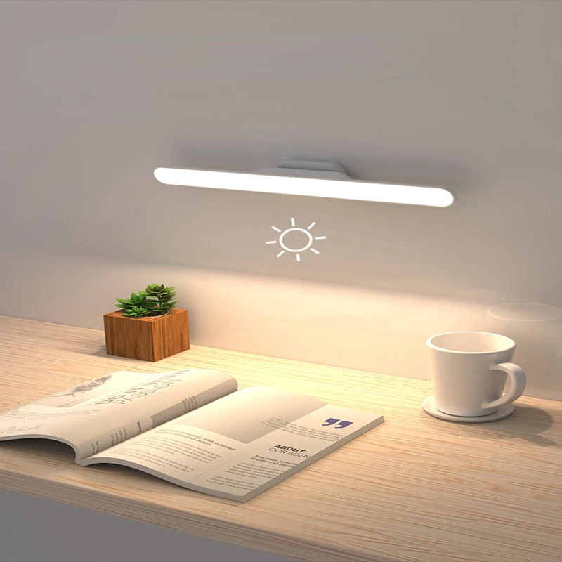 

LED Desk Lamp College Student Dormitory Artifact Bedroom Bedside Lamp Desk Cabinet Magnetic Sucker Cool Night Light Tube
