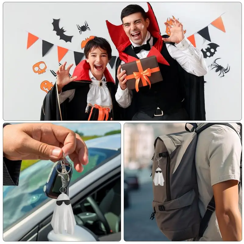 Смола призрак орнамент Хэллоуин светящийся в темноте сказочный сад аксессуары