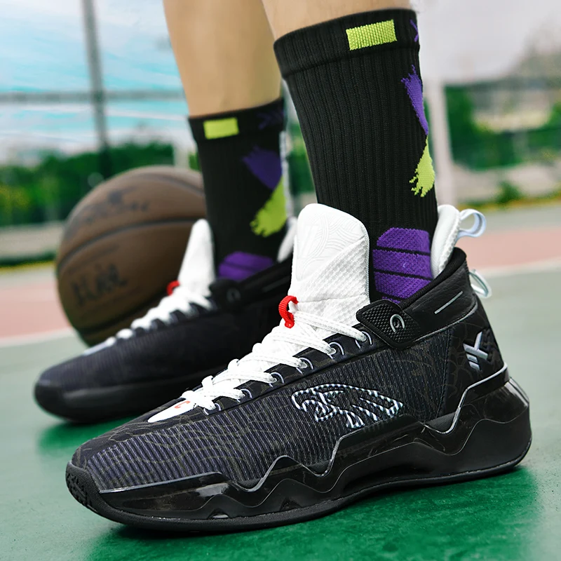 Мужские Баскетбольные Кроссовки Дышащая Нескользящая Спортивная Обувь С Низким