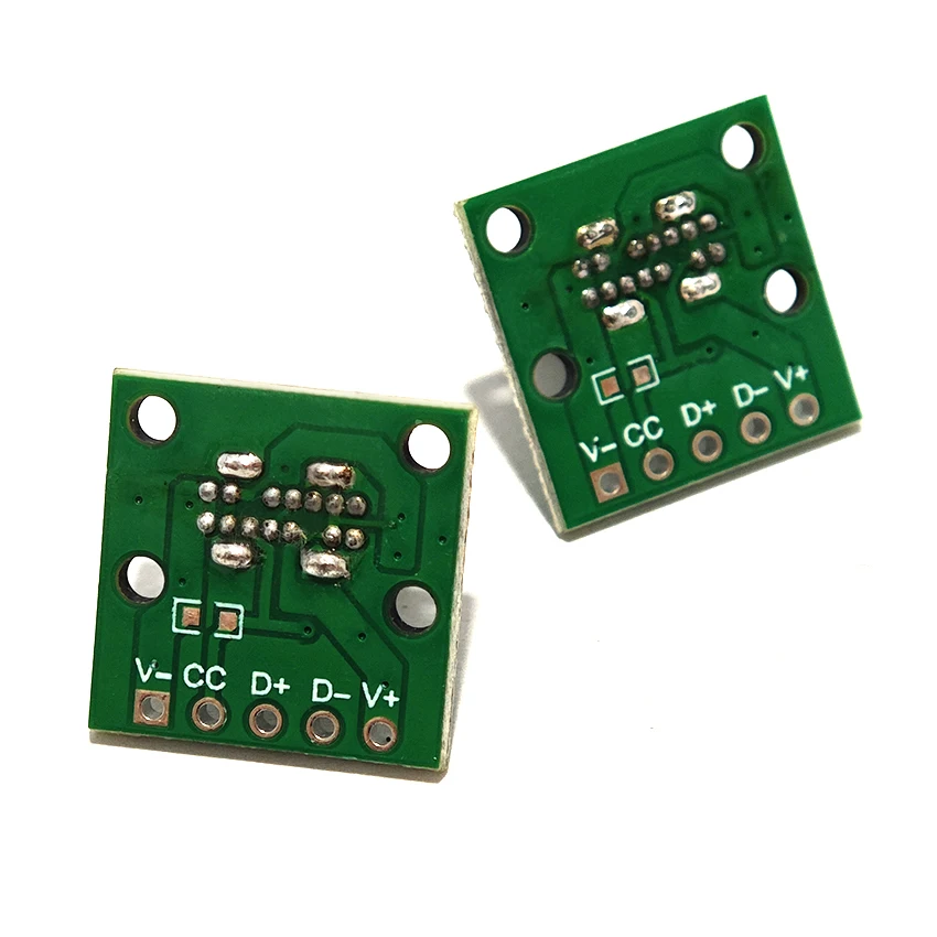 Фото Вертикальная USB Type-C плата-адаптер с разъемом Type-C (14-контактный) на 2.54 (5-контактный) для тестирования данных на печатной плате №5