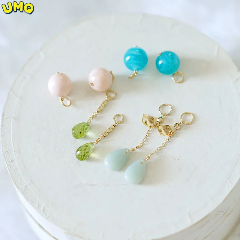 

Кто это носит Супер-американский японский стиль агат натуральный порошок бетианская Река камень кристалл драгоценный камень 14k позолоченн...