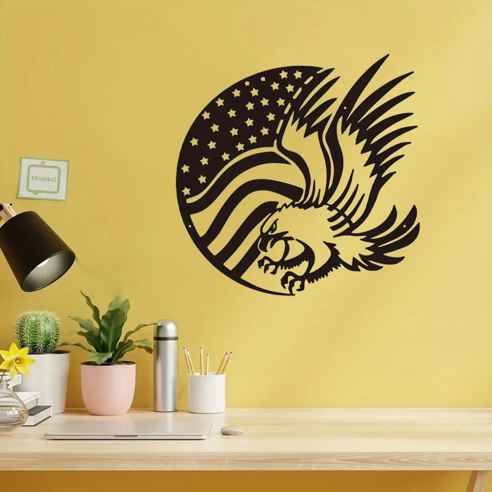 Персонализированное Металлическое Украшение На Стену Дизайн Американского Орла