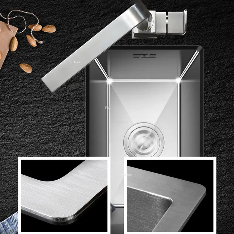 Маленькие кухонные мойки из нержавеющей стали одна раковина барная стойка