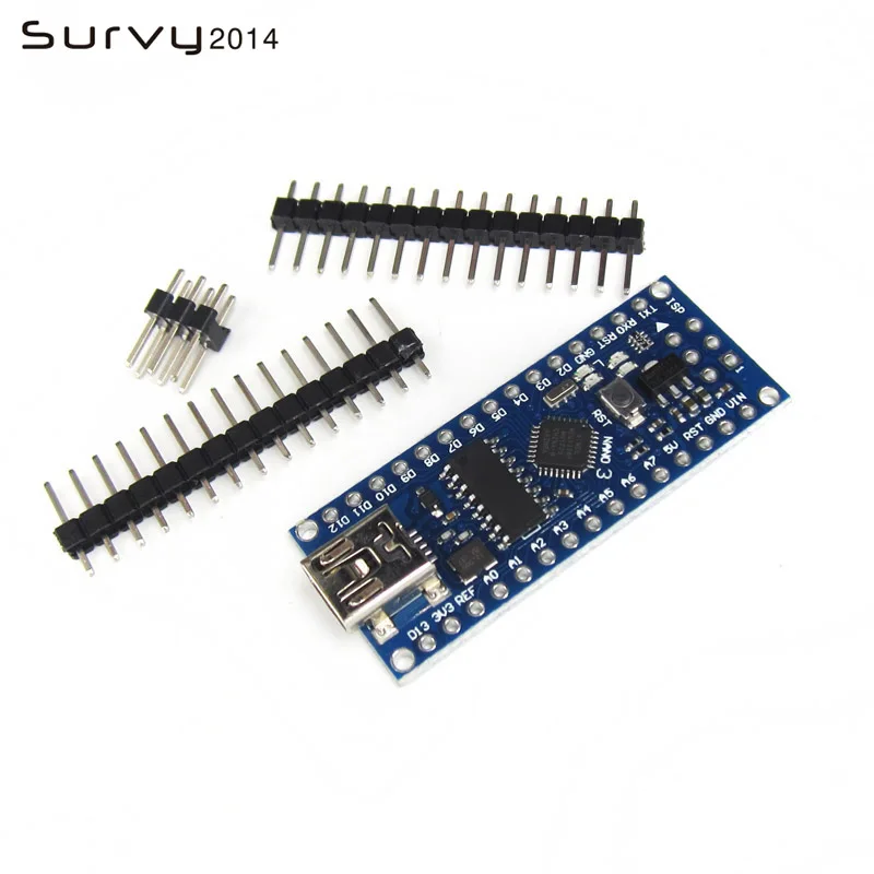 Плата микро-контроллера MINI USB Nano V3.0 ATmega328P 5 в 16 м для Arduino 328P NANO 3 0 |