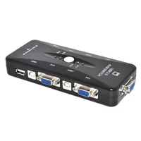 switch vga splitter stable transfer video cable data synchronization durable laptop adapter 4 port computer connection kvm