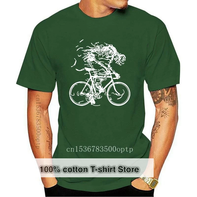 

New 2021 Skeleton Skull Cycle T Shirt Short Sleeve O-Neck Graphic Tees Novelty 100% Cotton T-Shirts Funny Plus Size Tops for Men