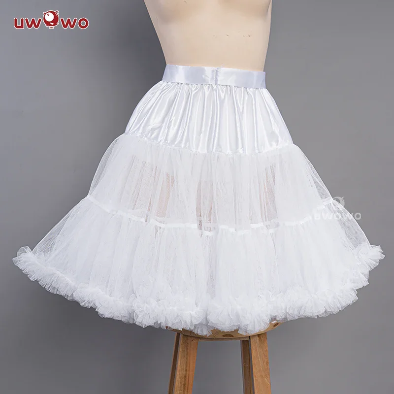 

UWOWO Chi Cosplay Petticoat In Stock Anime/Manga Chobits Chi/Freya Costume Crinoline Series White Dress Accessory