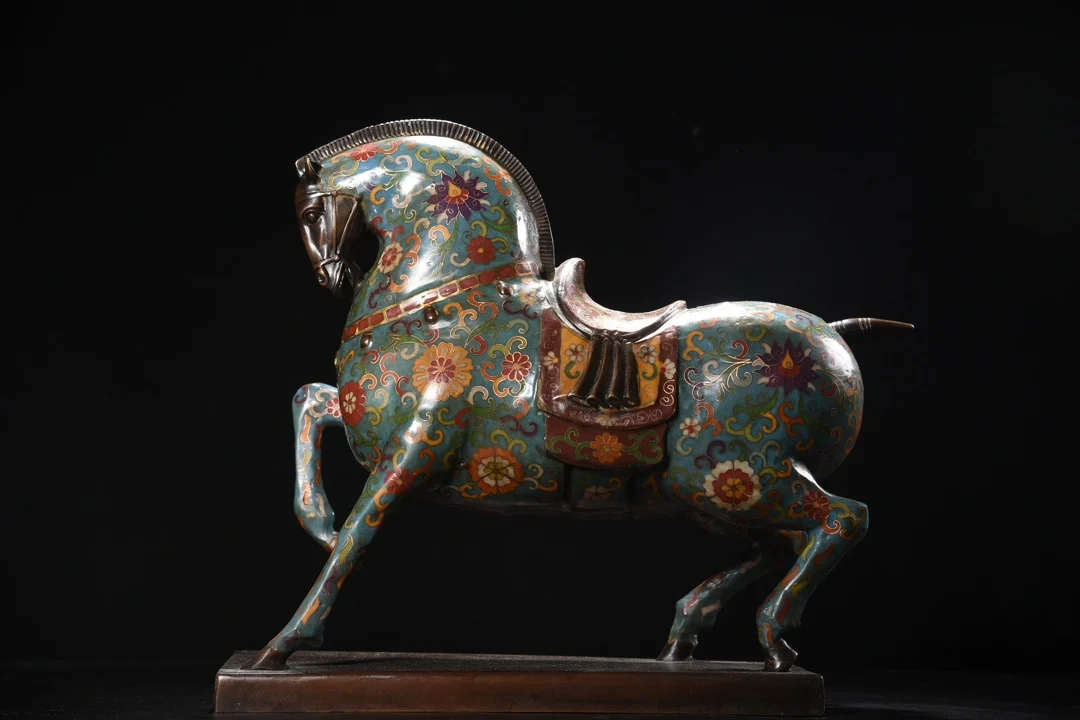 Коллекция тибетских храмов 15 дюймов старое фиолетовое искусственное украшение