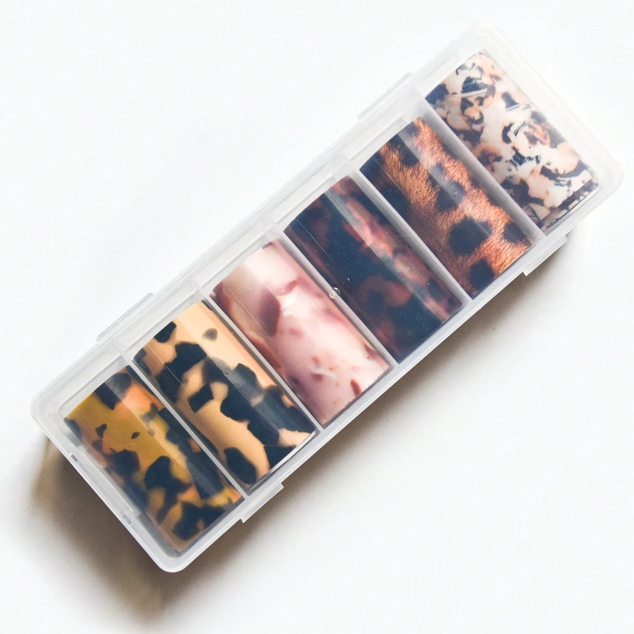 6 рулонов/коробка переводная пленка для ногтей 100 см х 4