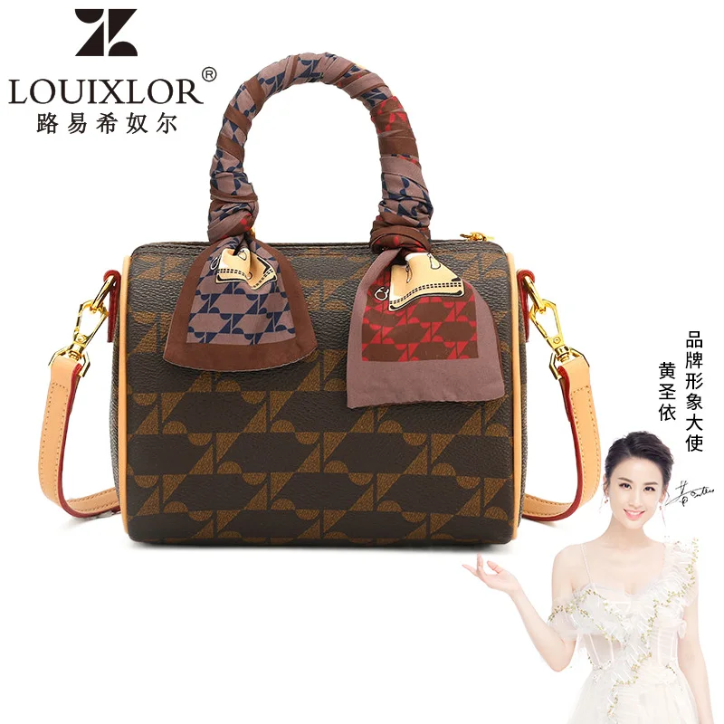 

LOUIXLOR Ladies PVC Leather Messenger Bag for Women 2022 Luxury Handbags Designer Fashion Large Capacity Shoulder Bag Z6632A/B/C