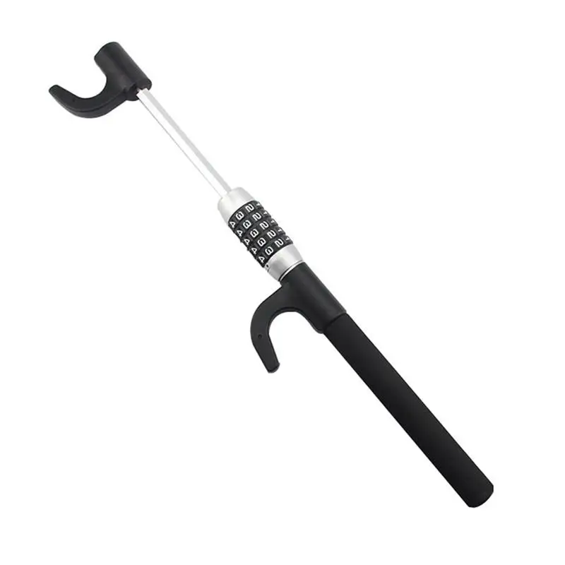 

Car Steering Wheel Lock U Shape Password Multipurpose Anti-Theft Lock Screwdriver for Car SUV Truck (Black)