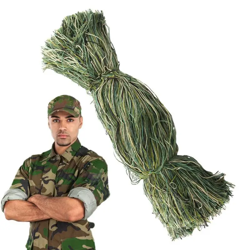 

Thread For Ghillie Suit DIY Ghillie Suit Material Yarn Professional Quality Camouflage Supplies For Home And Commercial Use