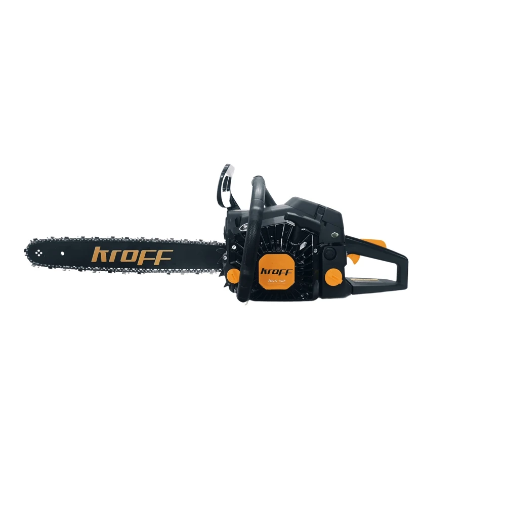 KROFF/Бензопила KROFF KGS-52/Пила цепная бензиновая КРОФФ/4800Вт 1.3мм 2800 об/мин 450мм шина/ -