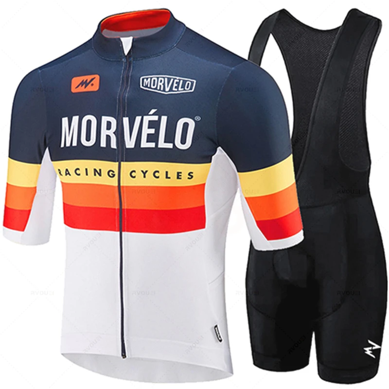 

Cycling Jersey 2022 Morvelo Team Camuflaje Bicycle Clothing 19D Bike Bib Shorts MEN New Jersey Set Ropa Maillot Ciclismo Hombre