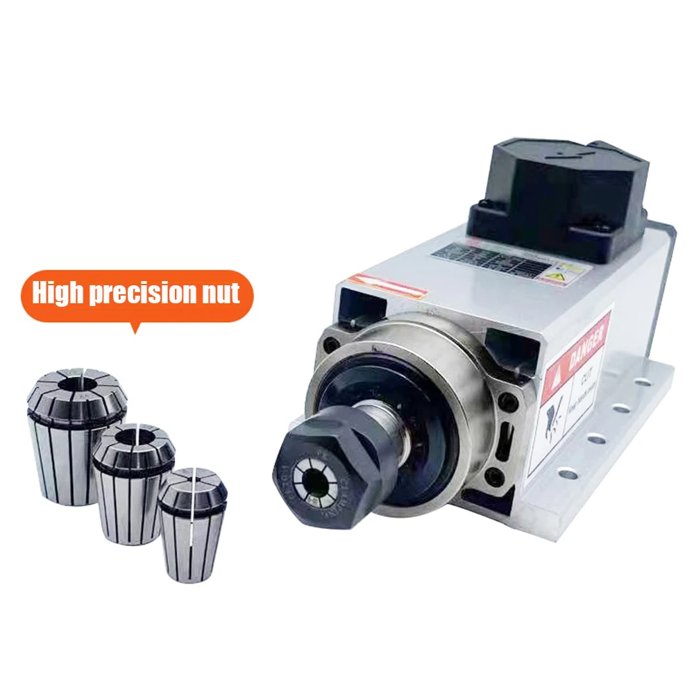 Новейший двигатель шпинделя с ЧПУ гравировального станка воздушным охлаждением