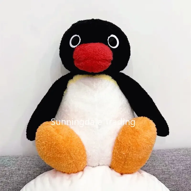 Фото Плюшевая игрушка Pingu, аниме Pingued Brother and Sister Pinga Peluche, кукла 38 см, косплей для подарка №3