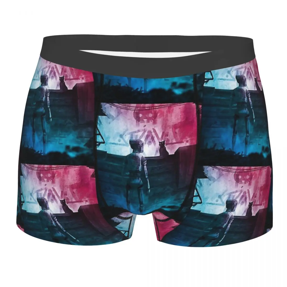 

Stray Game 1 мужские боксеры Stray Game высокодышащее нижнее белье, высококачественные шорты с принтом, идея подарка