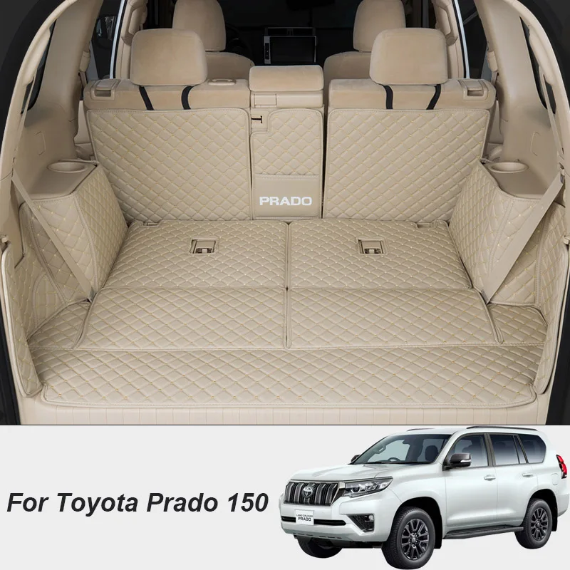 

Car Trunk Mats For Toyota Prado 150 2010 2011 2012 2013 2017 2018 2022 Anti-Dirty Protector Tray Cargo Liner Accessories Styling