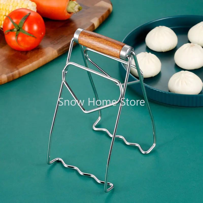 

304 Stainless Steel Plate Clamp Anti-scalding Plate Clamp Kitchen Household Multi-functional Heat Insulation Clamp Take Bowl Cla