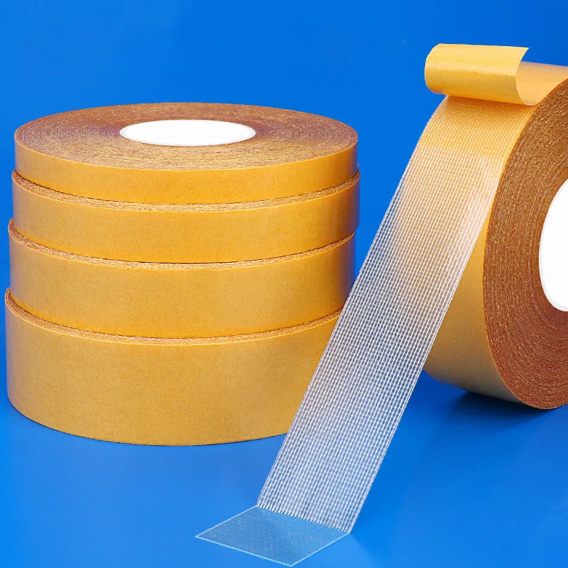 

10M Double-sided Adhesive Tape High Viscosity Mesh Fiber Translucent Double-sided Adhesive Tape Viscous Fiber Mesh Tape